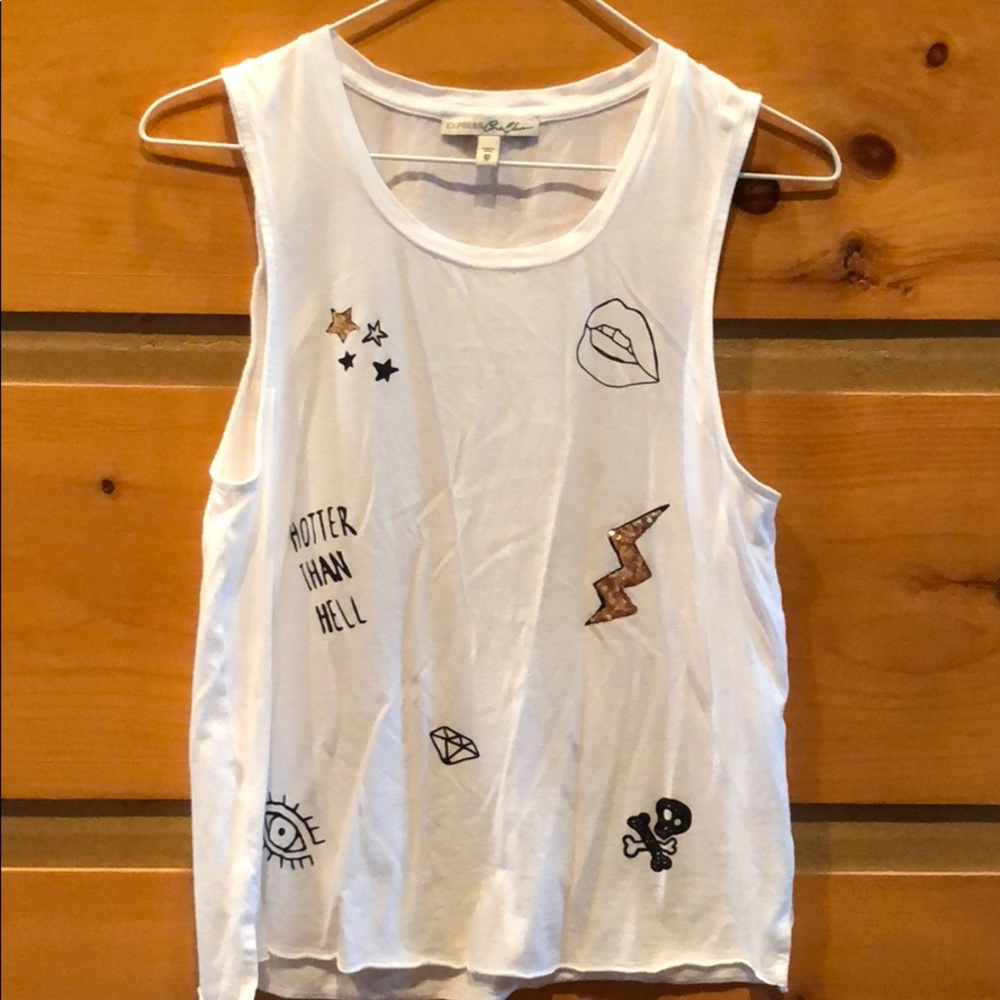 Express one eleven sleeveless top